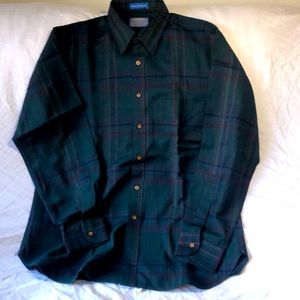 Pendleton wool shirt.